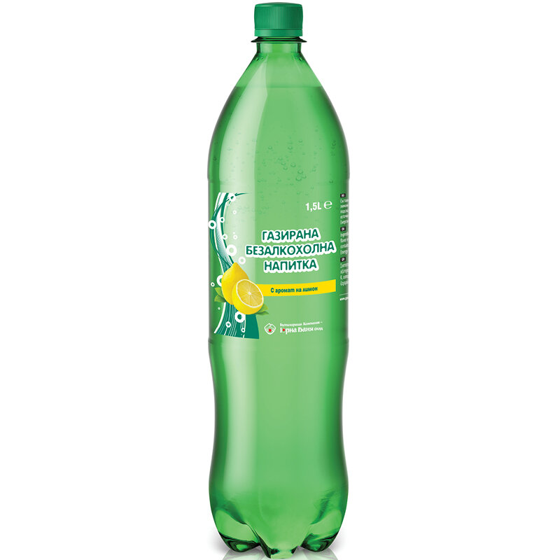 ГОРНА БАНЯ ГАЗИРАНА МИНЕРАЛНА ВОДА С ЛИМОН 1.5л.