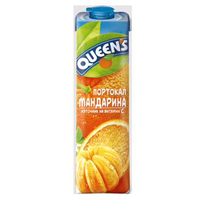 КУИНС ПОРТОКАЛ МАНДАРИНА 1л.