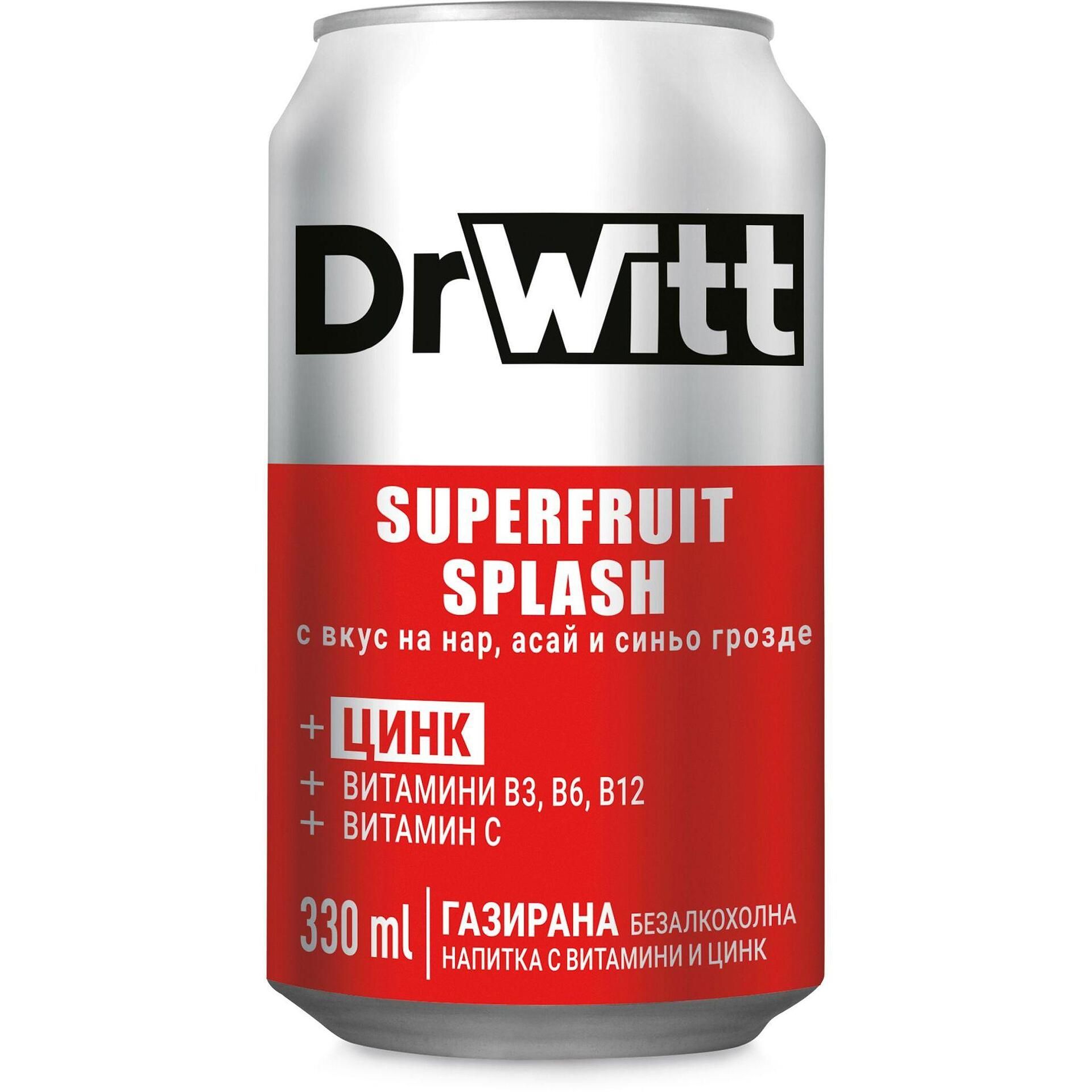 ДОКТОР ВИТ ВОДА ЧЕРВЕНА ЦИНК КЕН 0.33л.