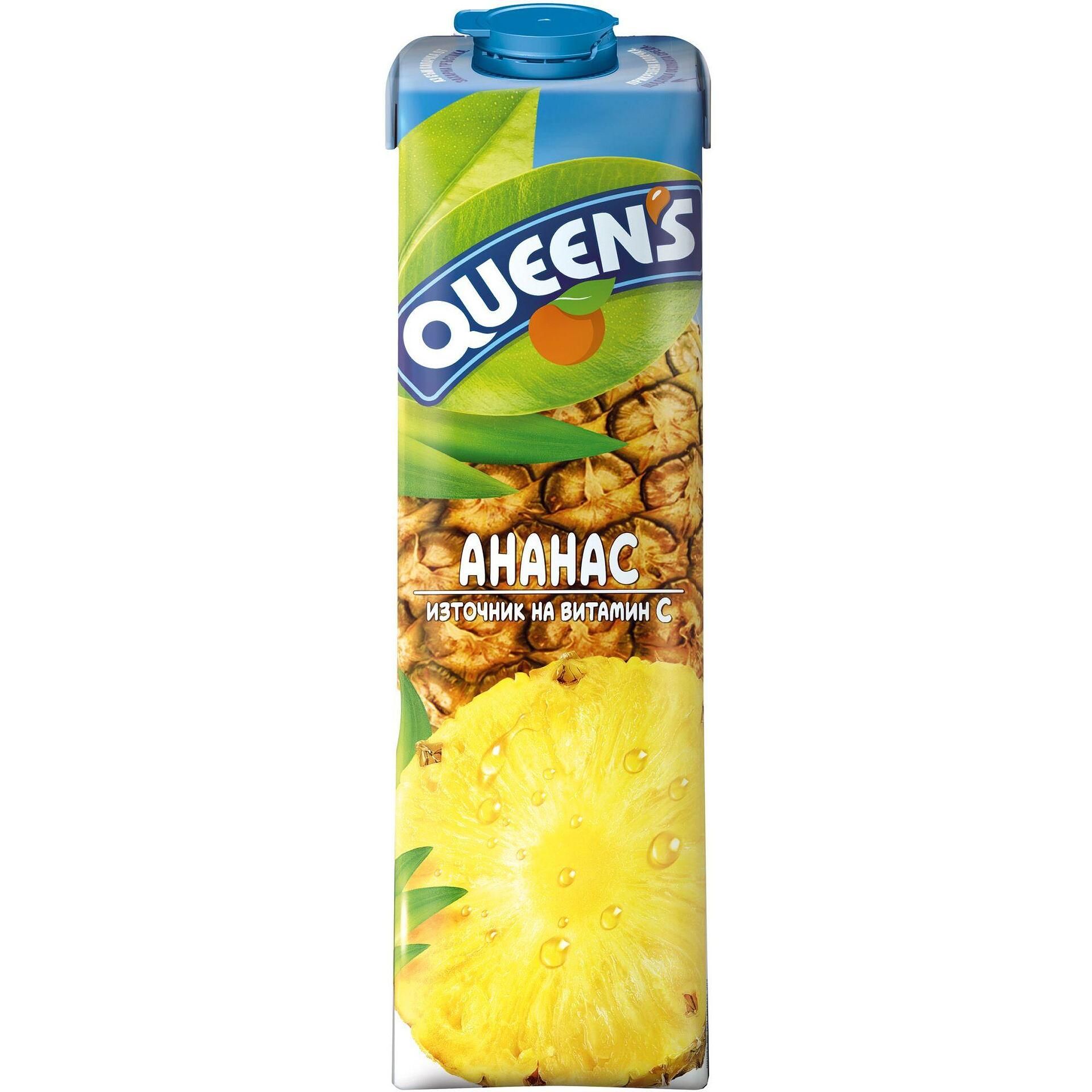 КУИНС АНАНАС 1л.