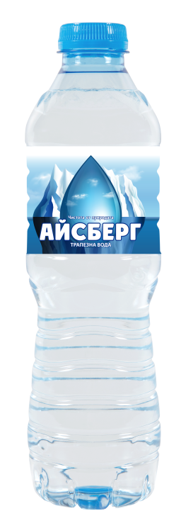 АЙСБЕРГ СИН ТРАПЕЗНА ВОДА 0.5л.