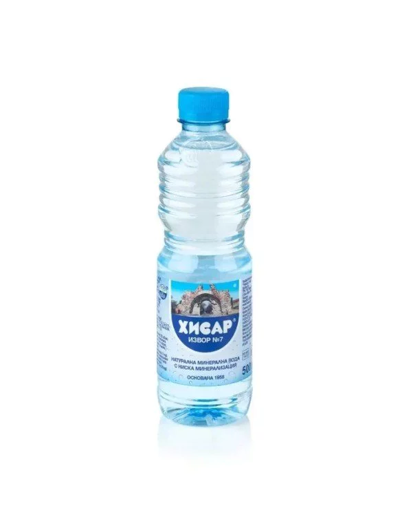 ХИСАР ВОДА МИНЕРАЛНА 0.5л.