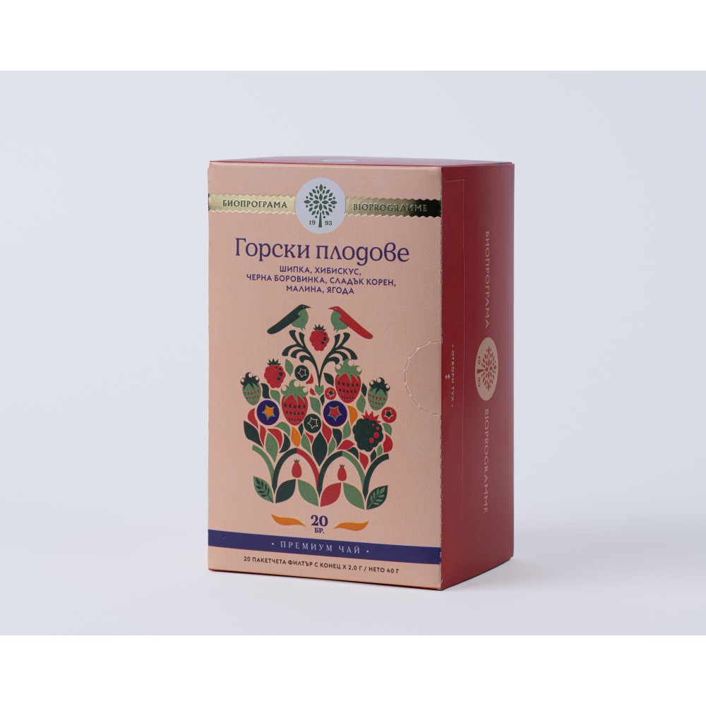 ЧАЙ ФОРЕСТ ФРУТС ГОРСКИ ПЛОД ИНДИВ.ОПАКОВАНИ 20бр.