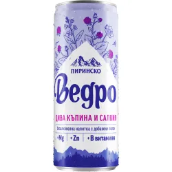 ПИРИНСКО ВЕДРО КЪПИНА САЛВИЯ БЕЗАЛКОХ. КЕН 0.33л.