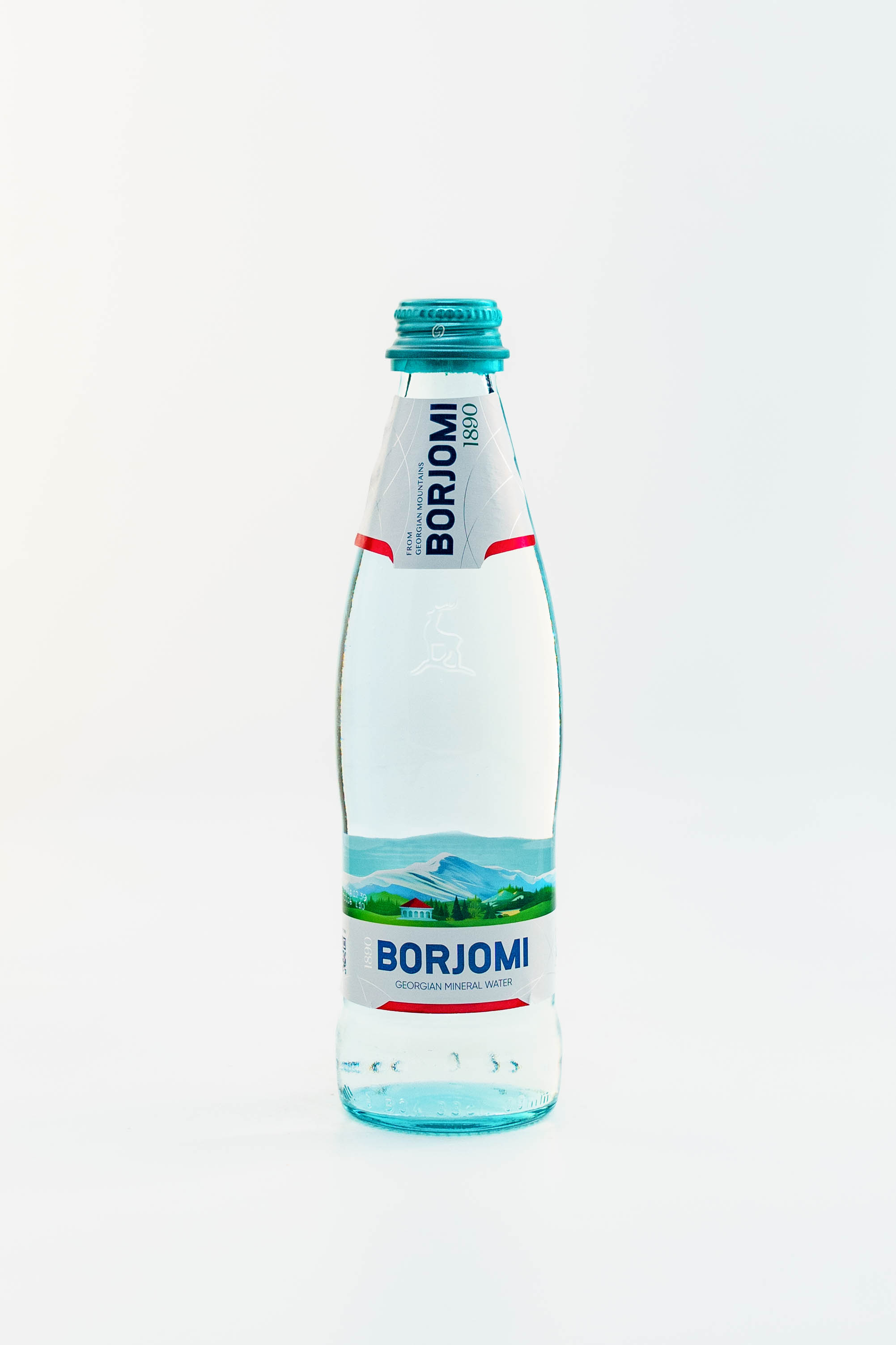 БОРЖОМИ ГАЗИРАНА ВОДА 0.33л.