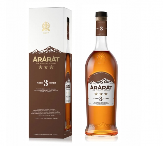 БРЕНДИ АРАРАТ 3г. 0.7л.
