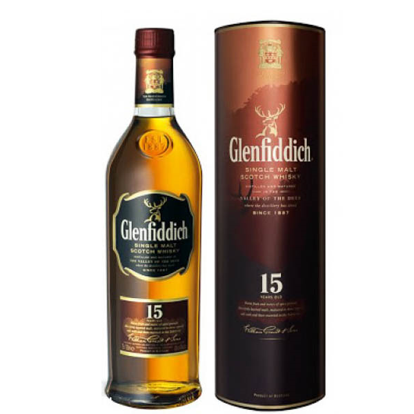 УИСКИ ГЛЕНФИДИХ 15г. 0.7л.