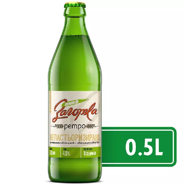 ЗАГОРКА РЕТРО СТЪКЛО 0.5л.