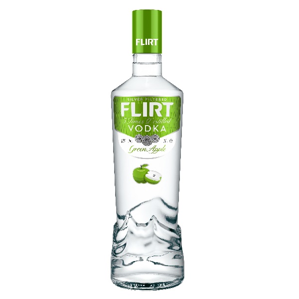 ВОДКА ФЛИРТ ЗЕЛЕНА ЯБЪЛКА 1л.