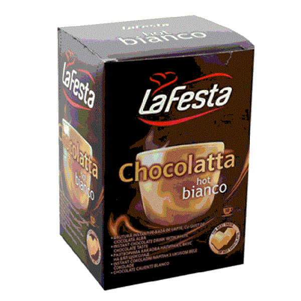 ГОРЕЩ ШОКОЛАД БЯЛ ЛА ФЕСТА  10бр.Х25гр.