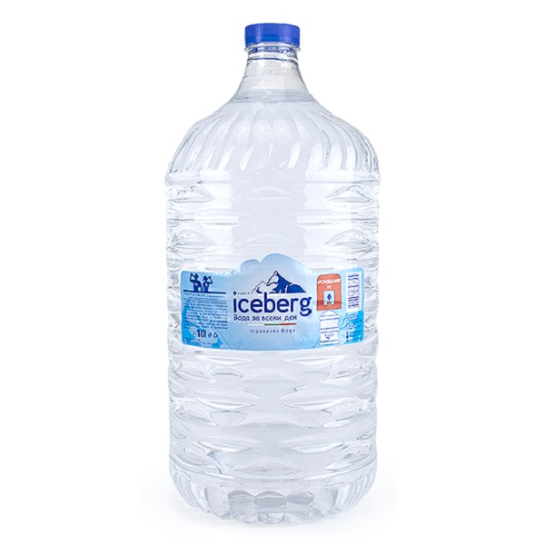 АЙСБЕРГ ГАЛОН ТРАПЕЗНА ВОДА 10л./ЕДНОКРАТЕН/