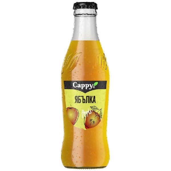 КАПИ ЯБЪЛКА СТЪКЛО 0.25л.