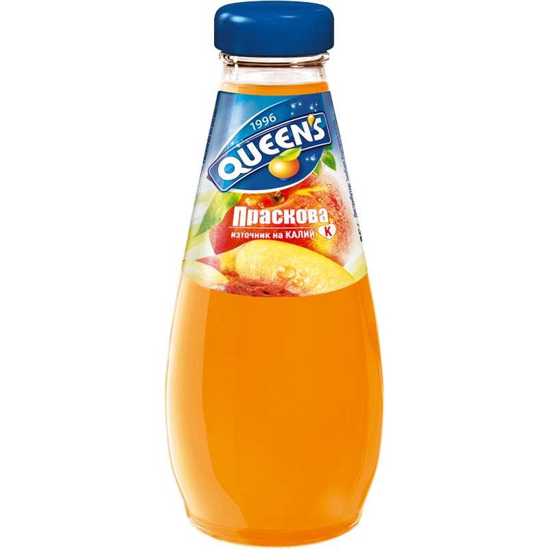 КУИНС СТЪКЛО ПРАСКОВА 0.25л.