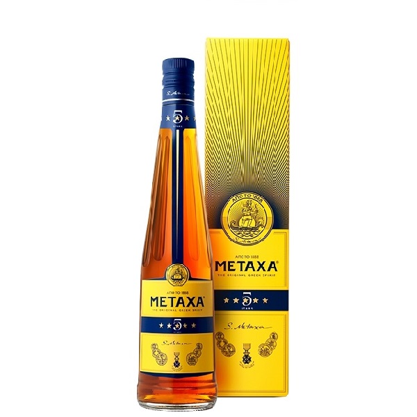 БРЕНДИ МЕТАКСА 5 0.7л.